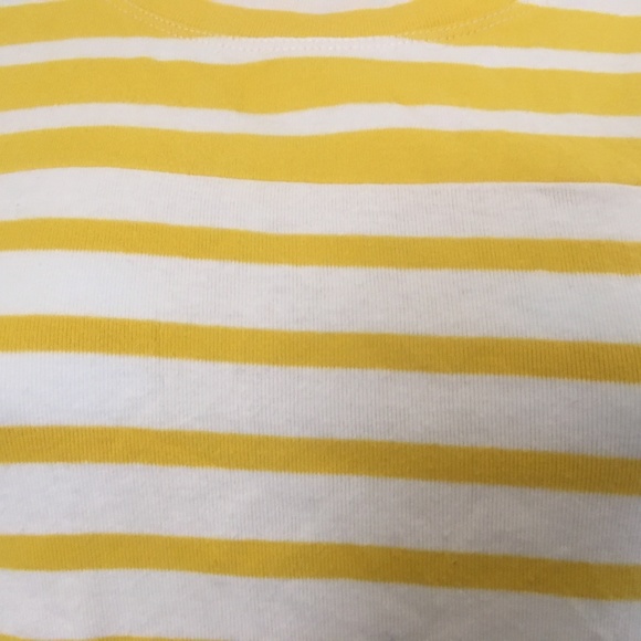 Banana Republic Women Yellow Stripe Top Size Small - Picture 3 of 3